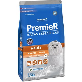 Ração Seca Premier Raças Específicas Maltês Sabor Peru E Arroz Para Cães Adultos 2,5Kg em Oferta na Shopee