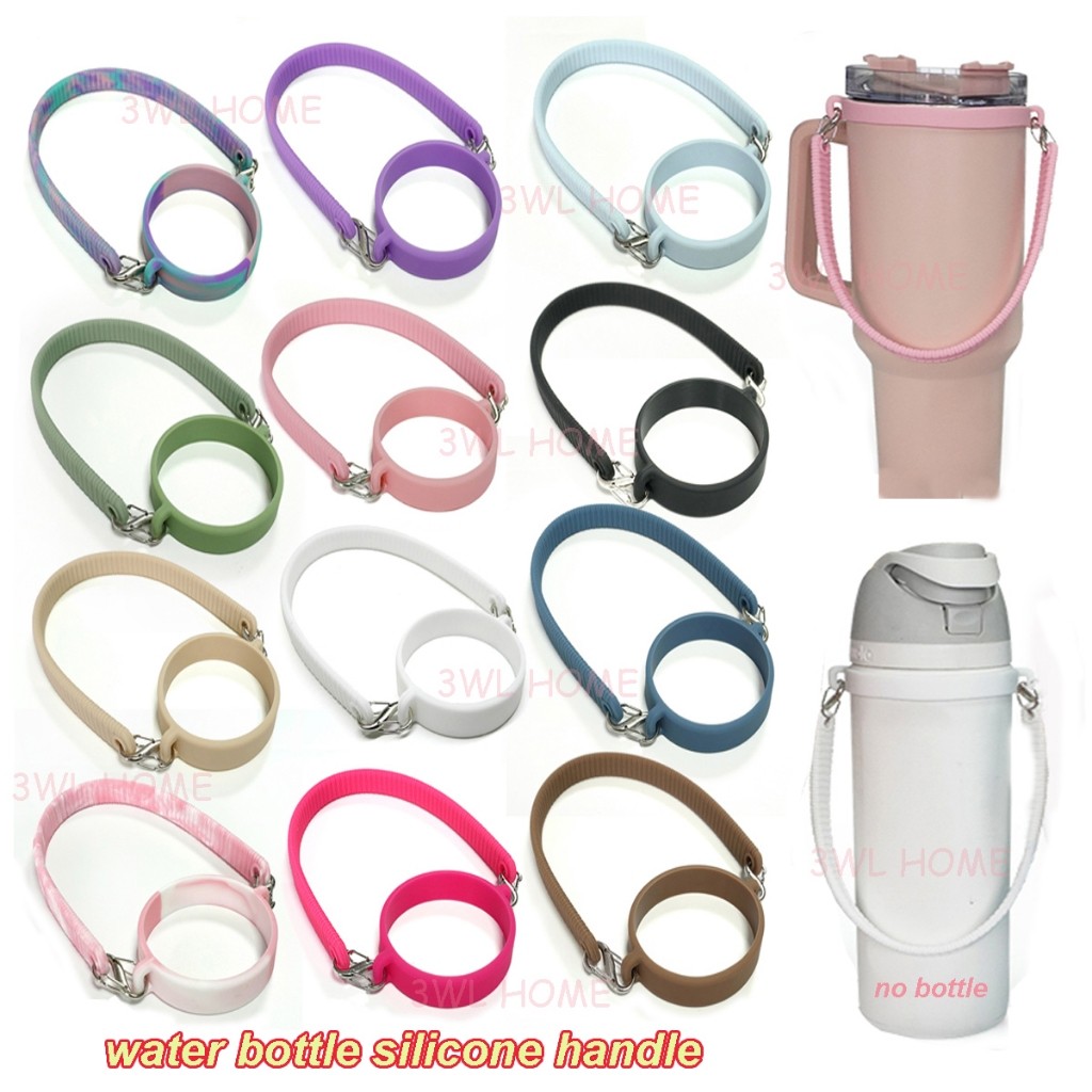 Porta-Garrafas De Água , Alça De Silicone , Macia E Durável , Estilingue Portátil Para Garrafa Cabe Na Maioria Dos Copos em Oferta na Shopee