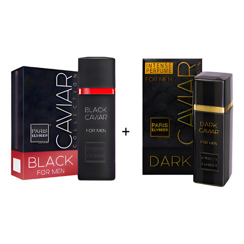 Kit 1 Dark Caviar + 1 Black Caviar Paris Elysees 100 Ml