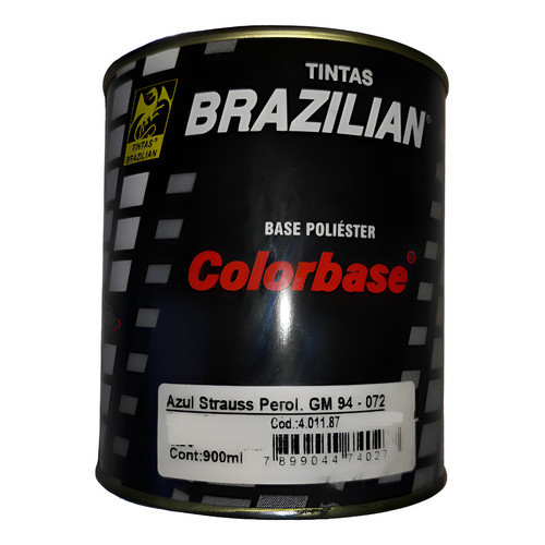 Tinta Automotiva Poliéster Azul Strauss Perolizado 900ml Gm 1994