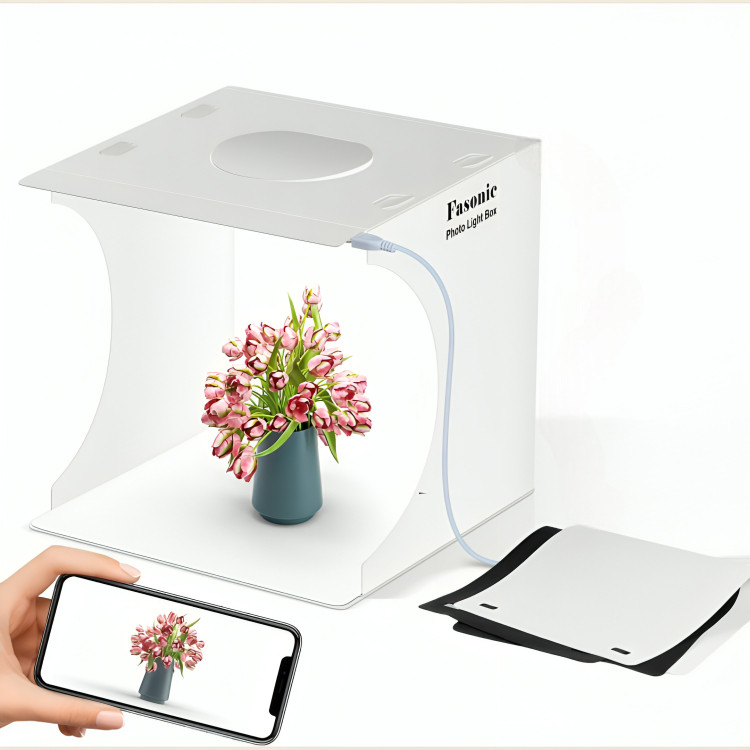 Mini Estúdio Fotográfico Photo Studio Led Usb Portátil Foto em Oferta na Shopee