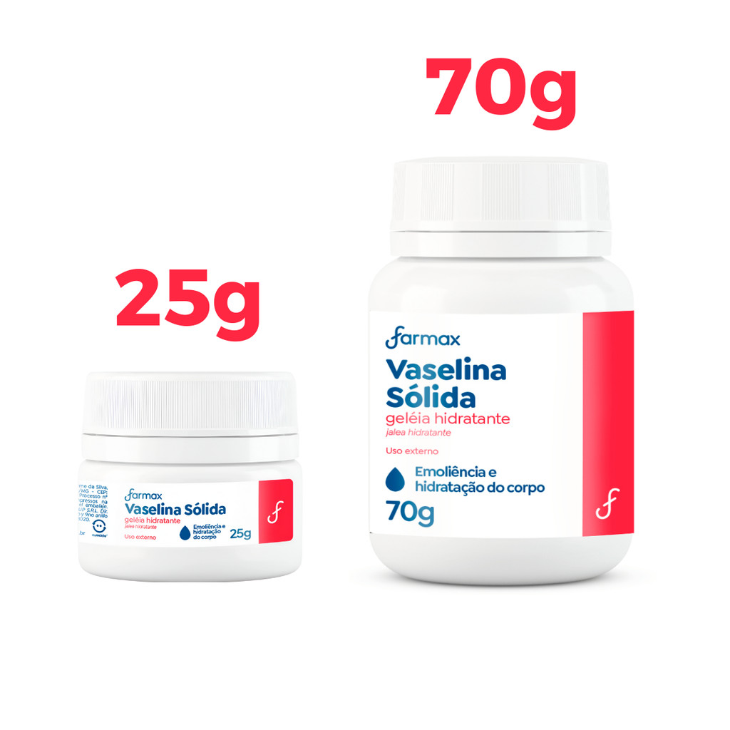 Vaselina Sólida Farmax 25g ou 100g