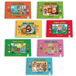 LIVRO DE COLORIR CUTIES CAPA DURA VALE DAS LETRAS ILUSTRAÇÃO DESENHO PINTAR PINTURA HOBBY COMFY GOOD