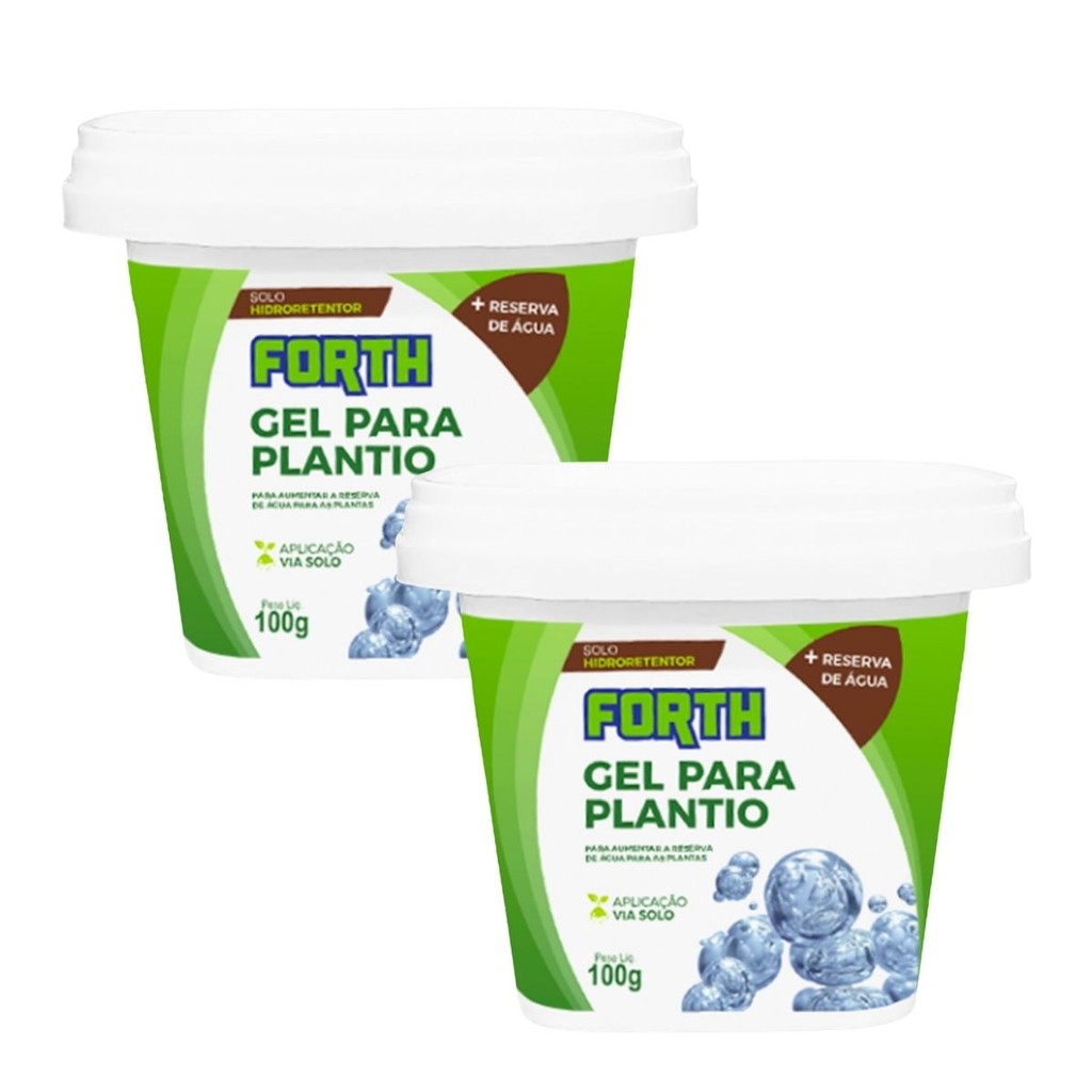 Kit 2 Forth Gel para Plantio Adubo Fertilizante 100g
