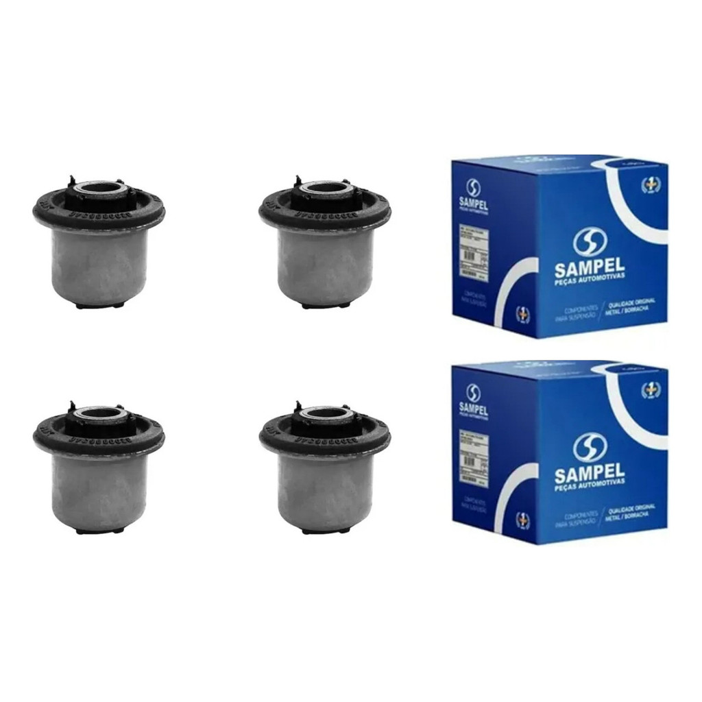 Kit 4 Bucha Bandeja Duster 2011 2012 até 2021 em Oferta na Shopee