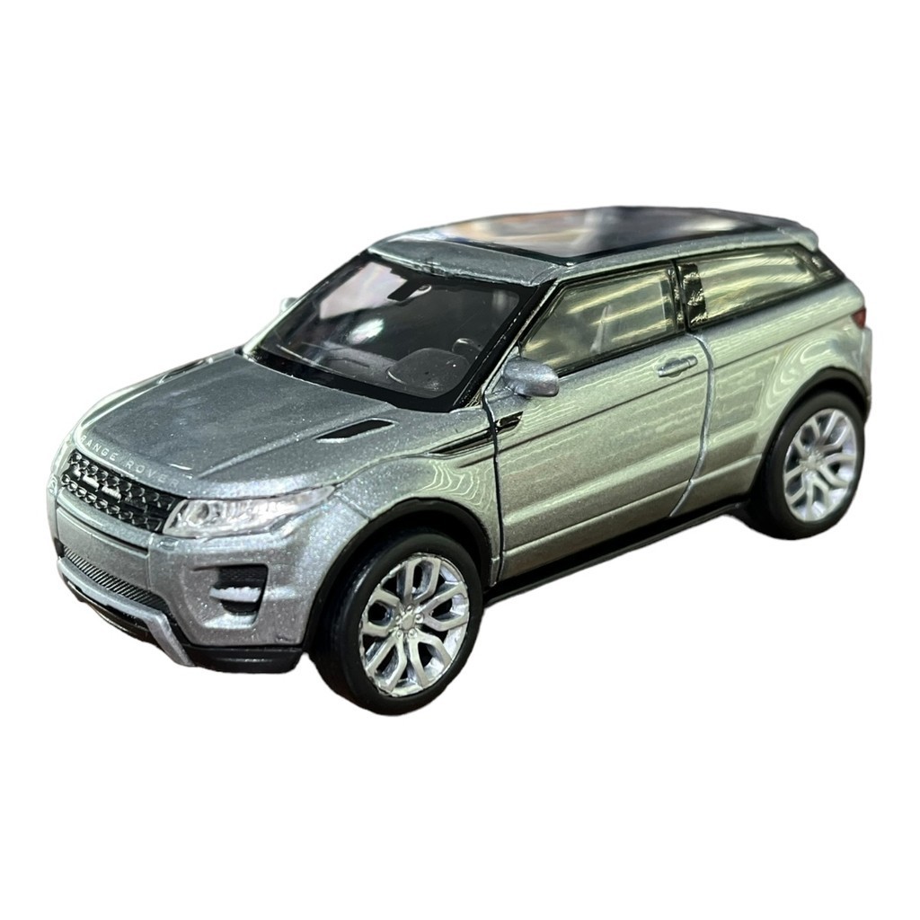 Miniatura Land Rover Range Rover Evoque Cinza Welly 1:38