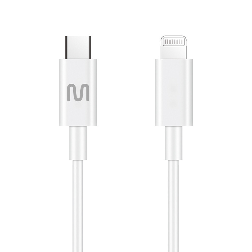 Cabo USB-C Lightning S/MFI 1.2M (iPhone) Multi - WI454