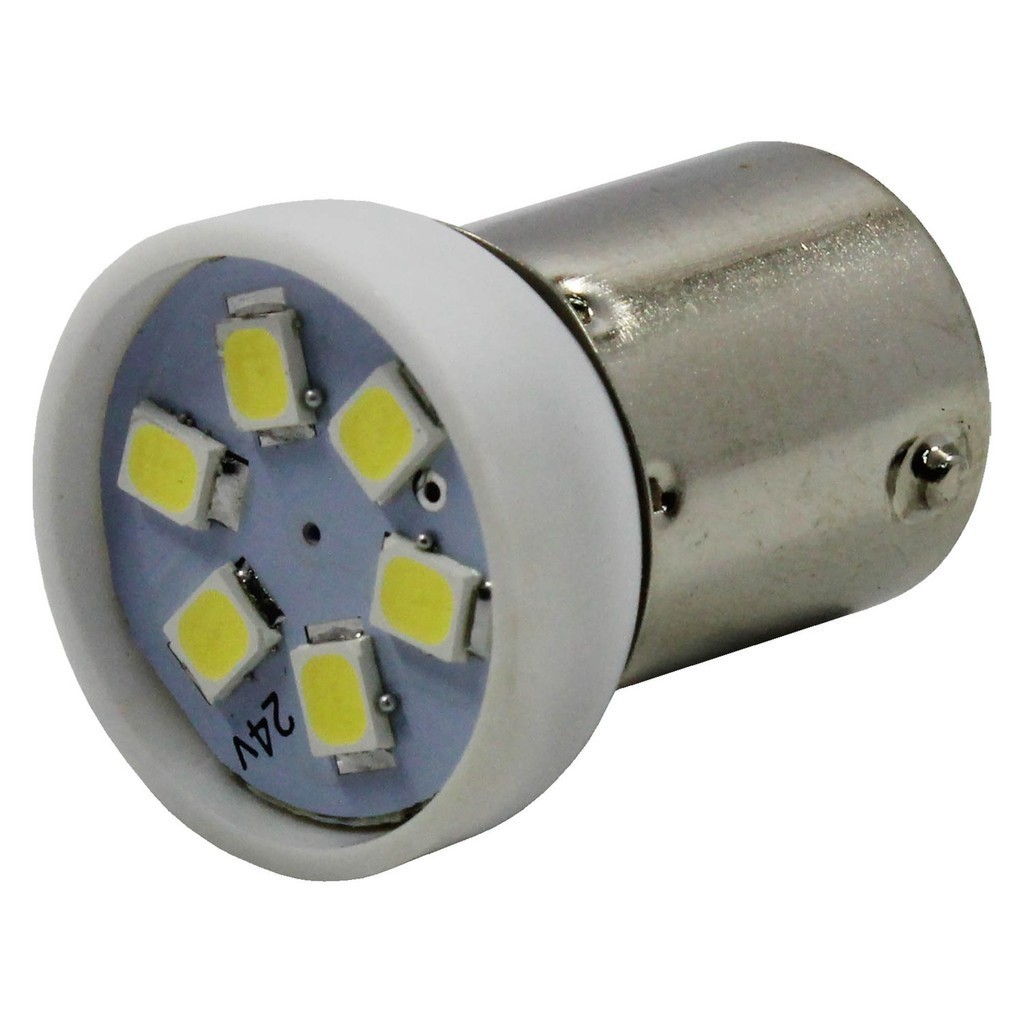 10un Lâmpada 6 Leds 67 Luz Placa Lanterna Teto 24v - Spare Parts and Accessories for Vehicles