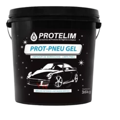 Prot Pneu Gel Protelim Brilho Intenso Pretinho
