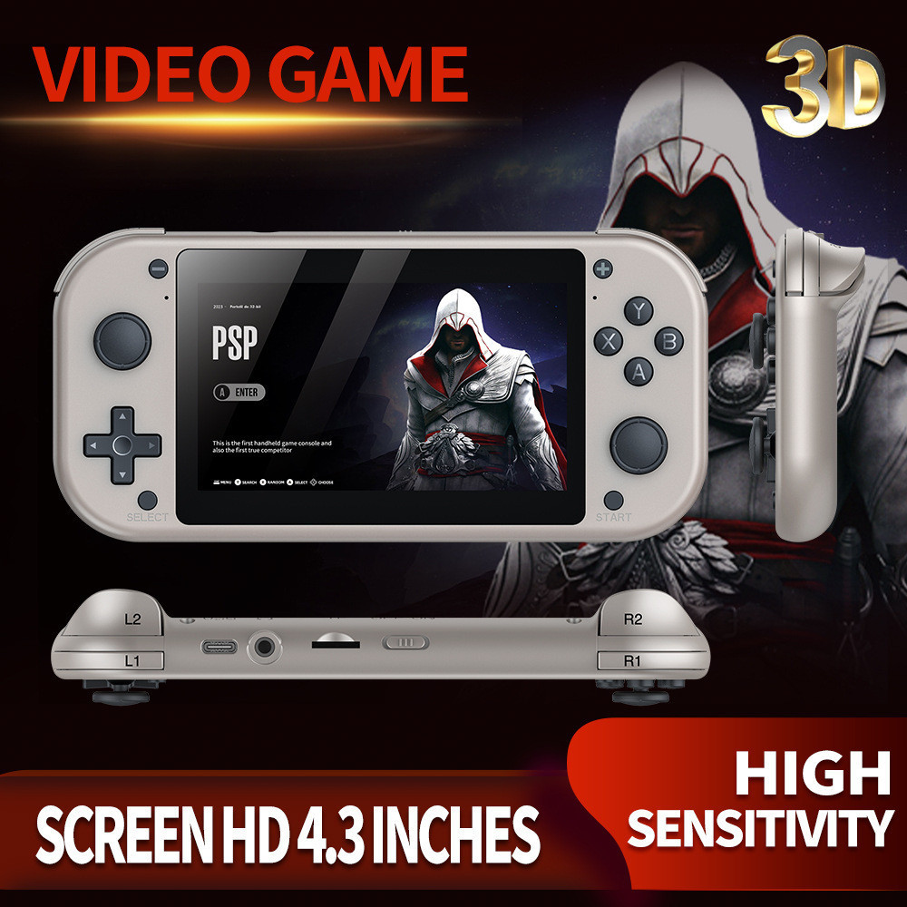 Novo Console de Jogo Portátil M17 Console de Jogo de TV 3D Home Arcade 4K HD PSPPS1 Portátil Transfronteiriço