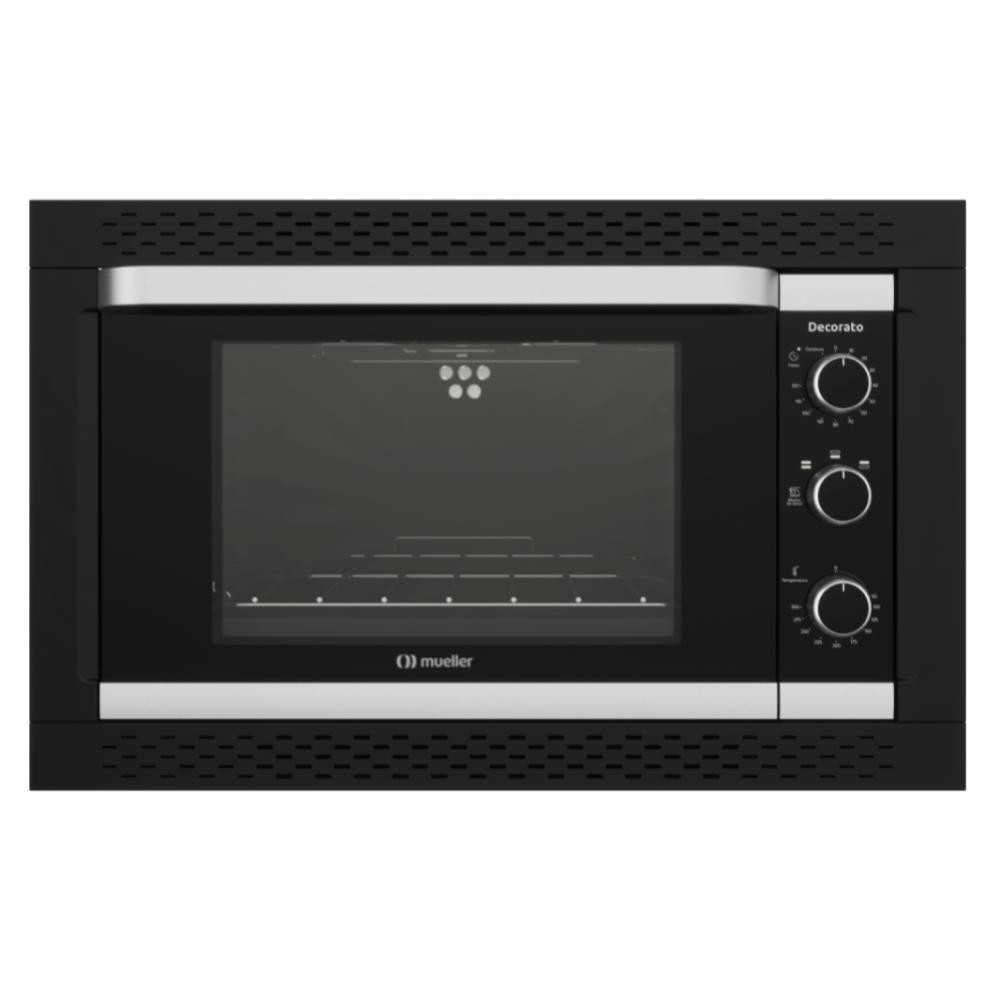 Forno de Embutir Elétrico Com timer Duplo Mueller Decorato 220v 44L Preto Luxo - Home Appliances