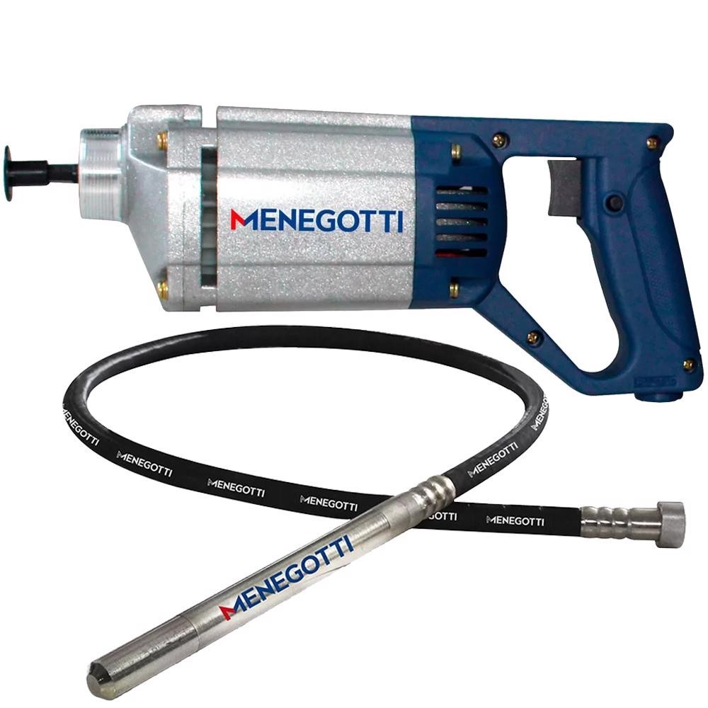 Vibrador Imersão Portátil 1000W Com Mangote 35mm X 1,2m MENEGOTTI em Oferta na Shopee