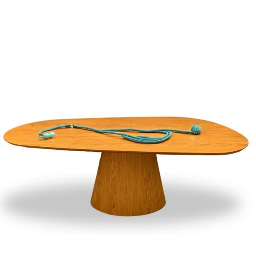 Mesa Oval Organica Em Freijo 198x122 - Home & Living
