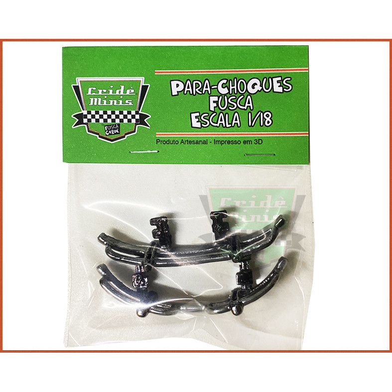 Miniatura Para-choque para Fusca Diecast - Impressão 3D - Escala 1/18