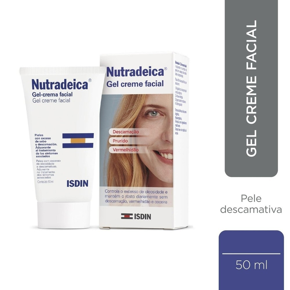 Gel Creme Facial Nutradeica Pele Oleosa 50ml - Beauty