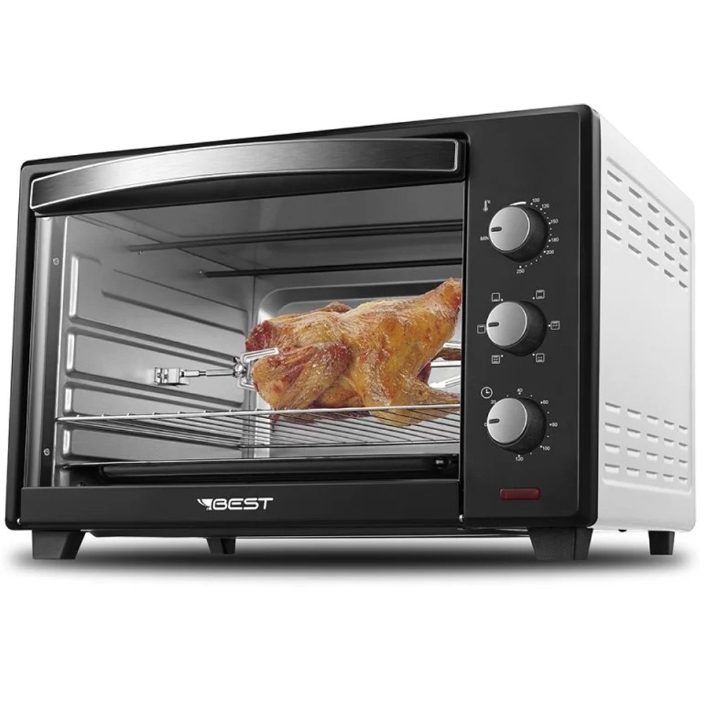 Forno Elétrico C/ Espeto Giratório 48 Litros Best em Oferta na Shopee