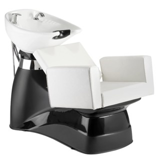 Lavatório de Cabelo Salão de Beleza Cabelereiro Square Ducha Registro Class Estofado Perola em Oferta na Shopee