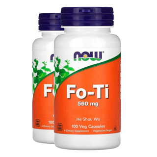 Kit 2x Fo-Ti 560mg (He Shou Wu) Now Foods 100Veg Caps Importado/Made in Usa em Oferta na Shopee