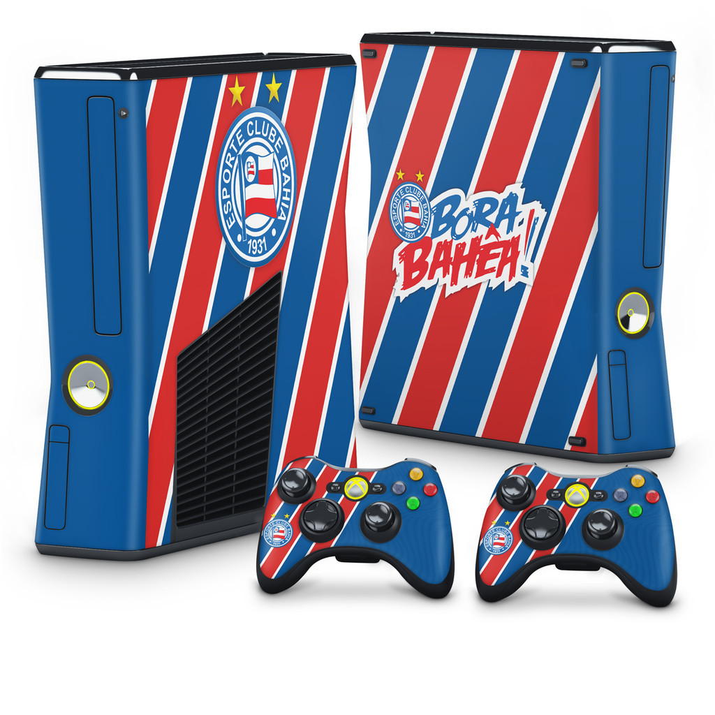Skin Xbox 360 Slim Adesivo - Bahia B