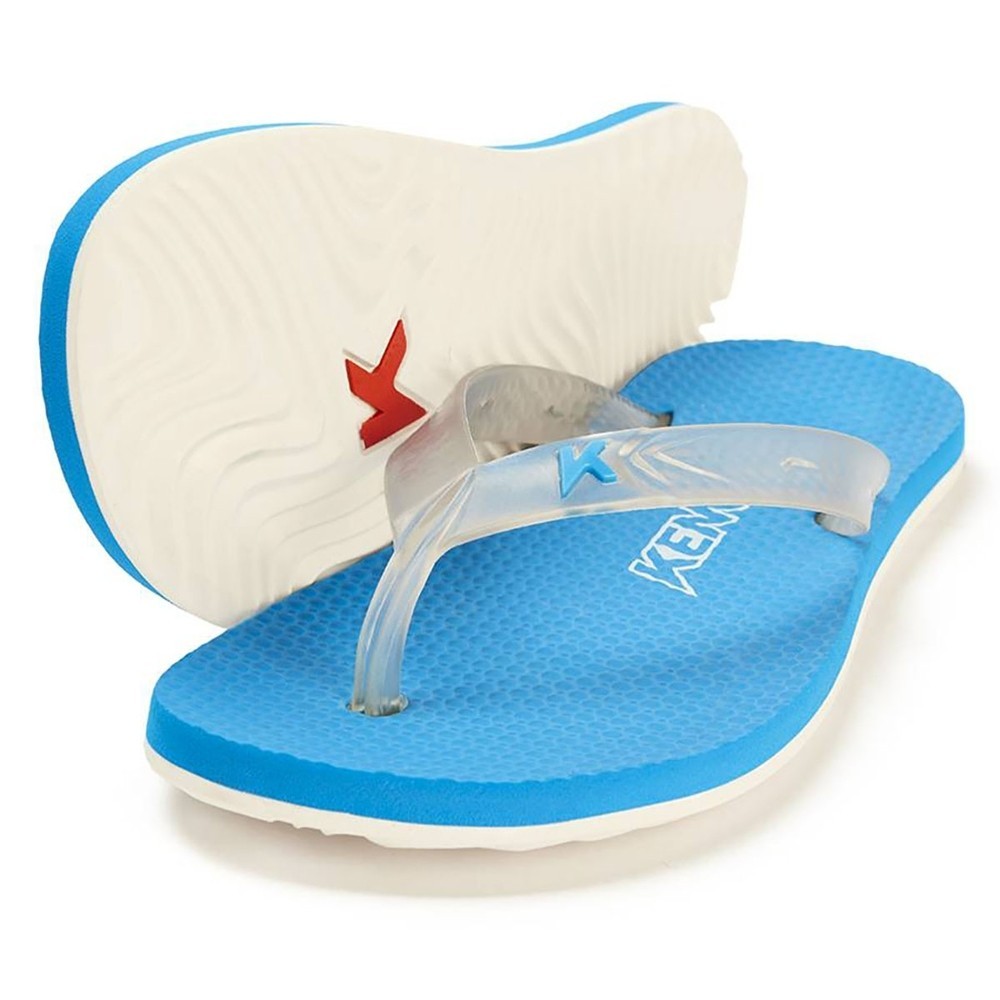 Chinelo Kenner New Summer Masculino - Azul e Branco - Men Shoes