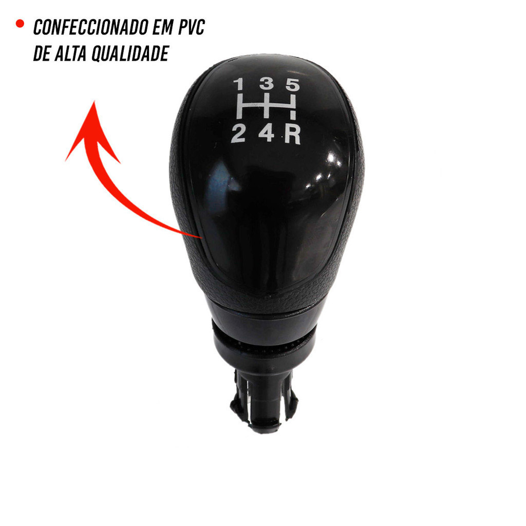 Manopla de Câmbio New Fiesta 2013 Até 2019 Ecosport 2013 Até 2020 Novo Ká 2015 Até 2020 C/ 5 Marchas em Oferta na Shopee