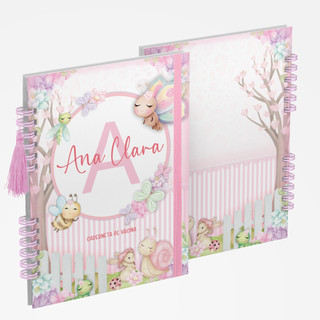 Caderneta de Saúde Vacina Personalizada Menina Jardim Encantado 1