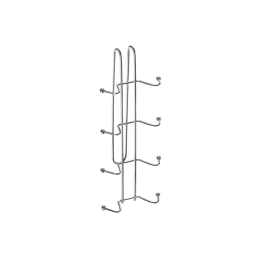 Suporte Para Xícaras De Encaixar/Pendurar 1630 Arthi - Aço Resistente 8 Xícaras 27,8x11x5,8cm Organizador Prático em Oferta na Shopee