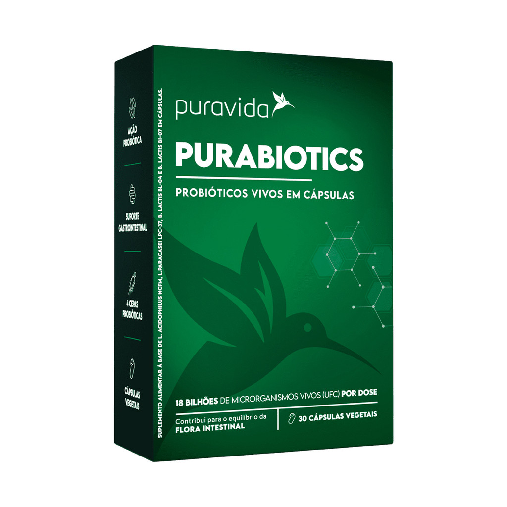 PURABIOTICS - 30 CÁPS - PURAVIDA em Oferta na Shopee
