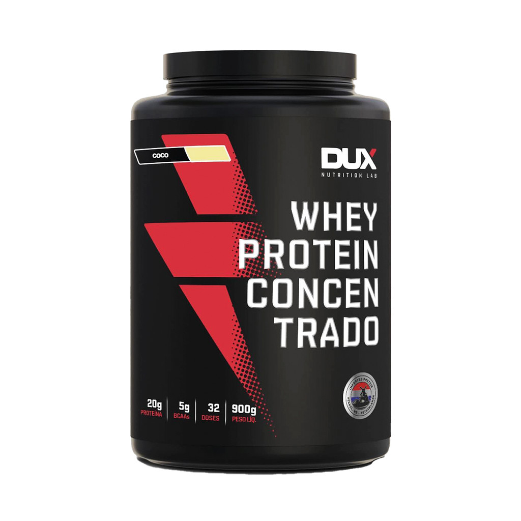 WHEY PROTEIN CONCENTRADO COCO 900g - DUX NUTRITION em Oferta na Shopee