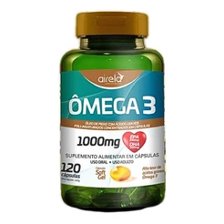 ÔMEGA 3 1000MG SUPLEMENTO ALIMENTAR COM 120 CÁPSULAS