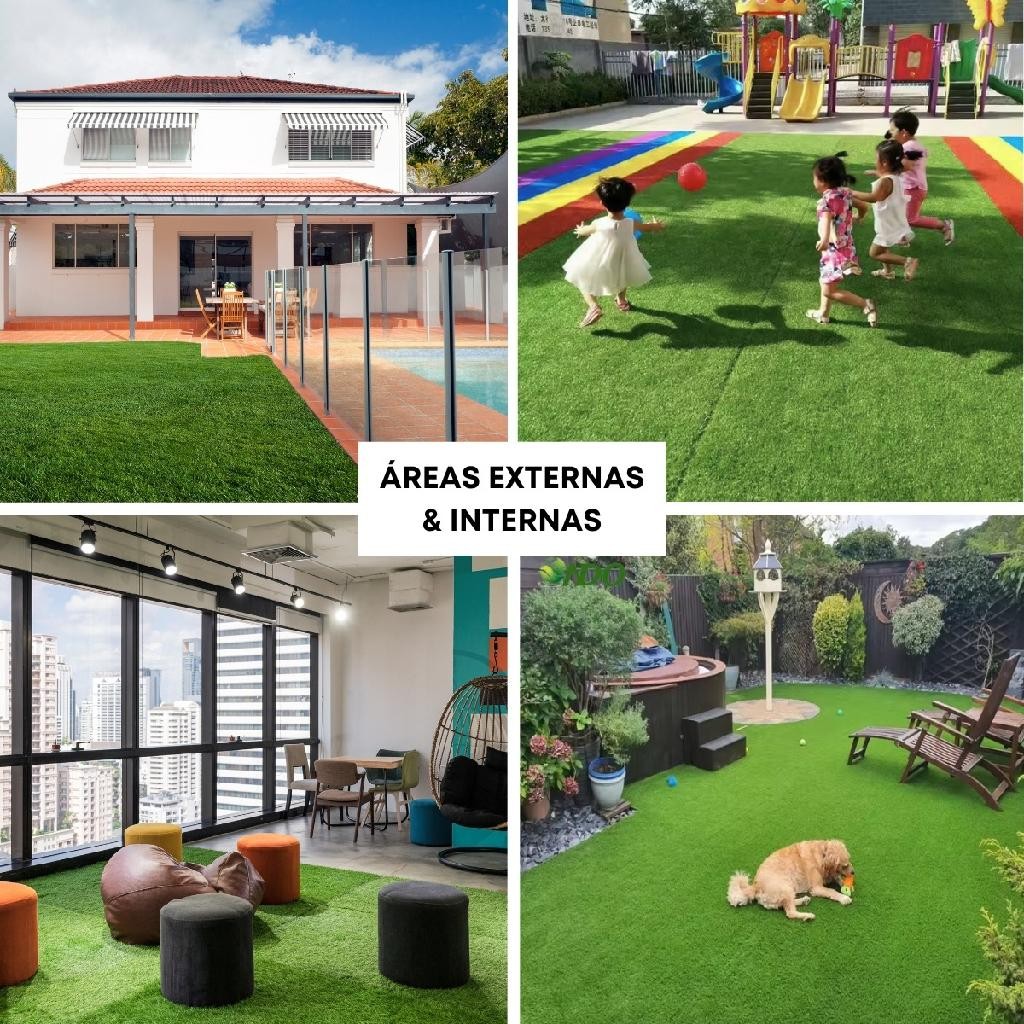 Tapete Grama Sintética Artificial 12mm Decoração Provençal