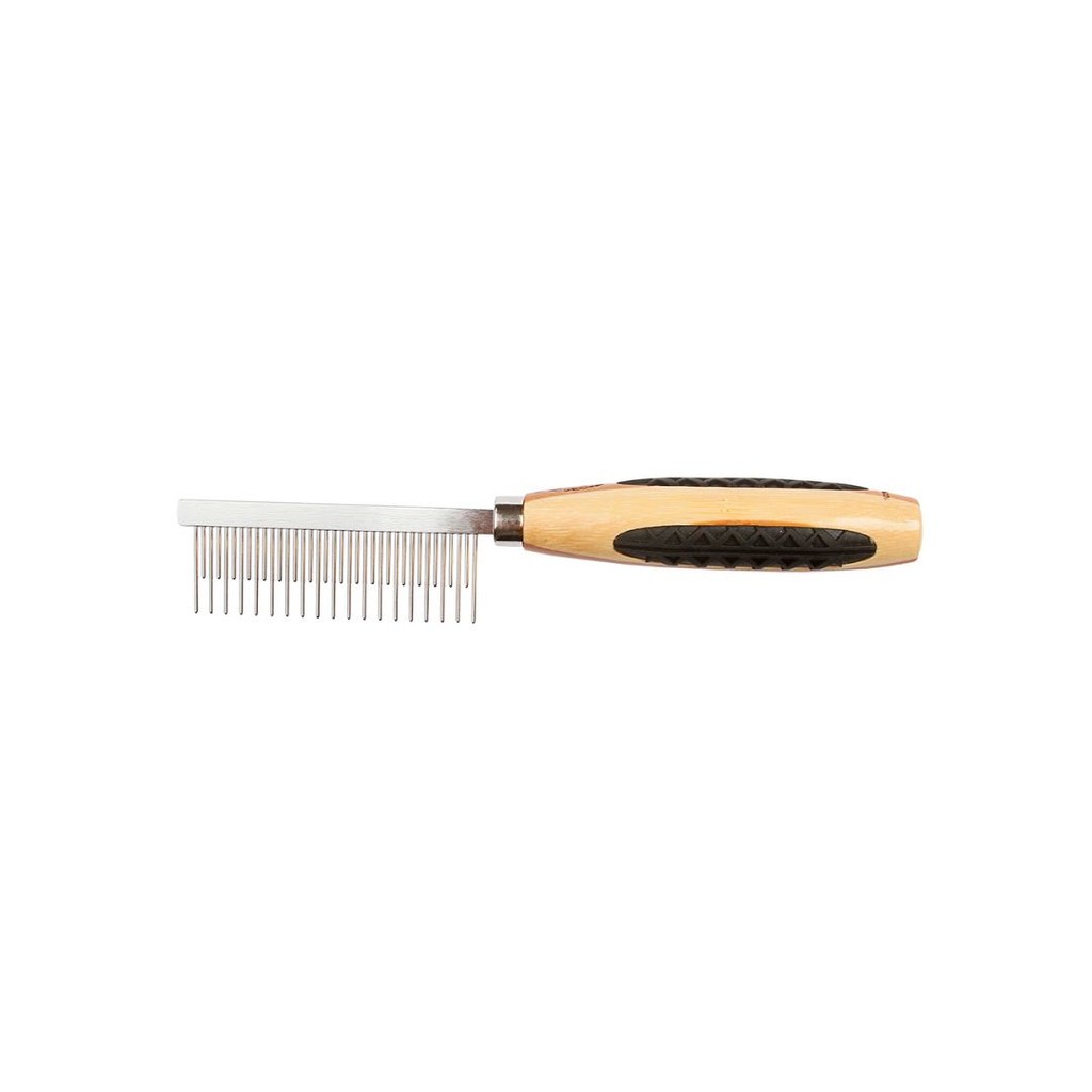 Pente Para Pet Cães e Gatos Bass Com Dentes Alternados Listrado