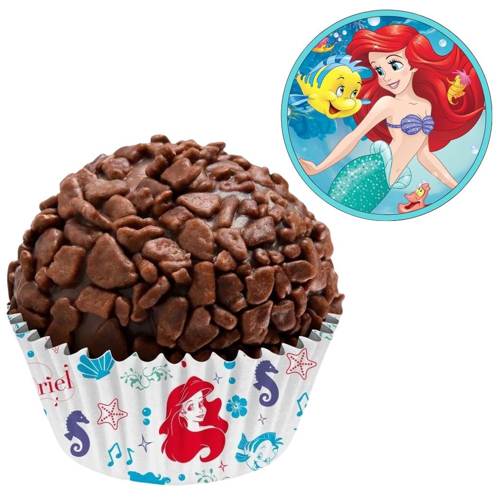 100 ~ 500 FORMINHA NUMERO 5 ARIEL DISNEY Regina em Oferta na Shopee