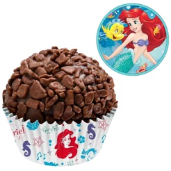 100~500 FORMINHA NUMERO 5 ARIEL DISNEY REGINA (CHOCO)