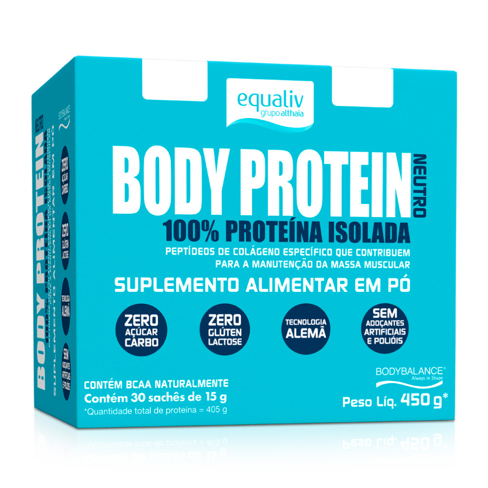 Body Protein Neutro - 30 Sachês em Oferta na Shopee
