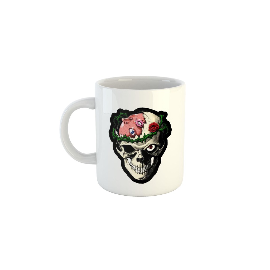Caneca Caveira Vintage - Arte Mercenario