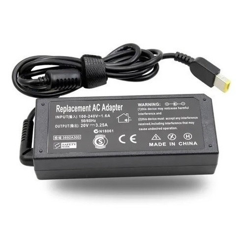 Fonte Para Carregador Notebook Lenovo G400s - 20v 3.25a