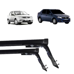 Rack Teto Roca Bagageiros Renault Logan 2007 até 2013 189cl