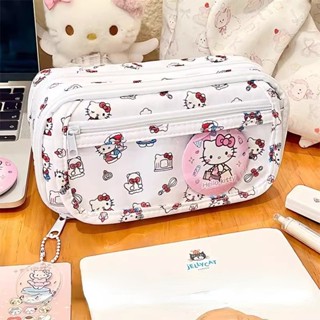 Kawaii Papelaria KT Pochacco Saco De Lápis Chiikawa Caixa Capivara Armazenamento Estudante Escola Material De Escritório em Oferta na Shopee