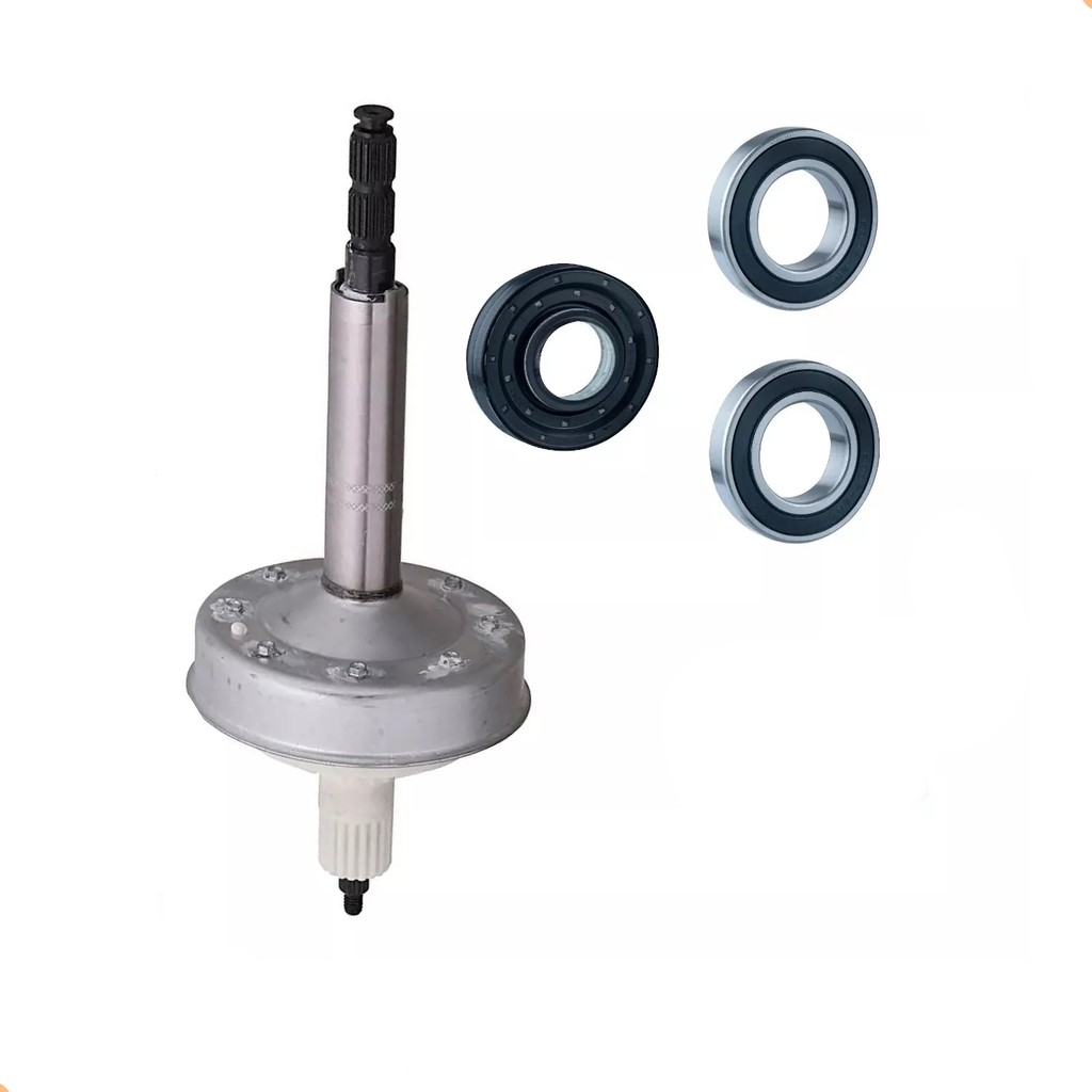 Kit Mecanismo Brastemp Consul Original Bwl11a Eixo Curto + Retentor + Rolamentos