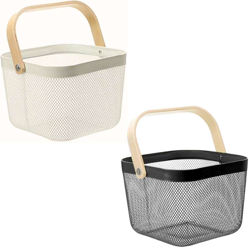 Cesto Multiuso Organizador Quadrado em Metal 24x19cm -Vencedor em Oferta na Shopee