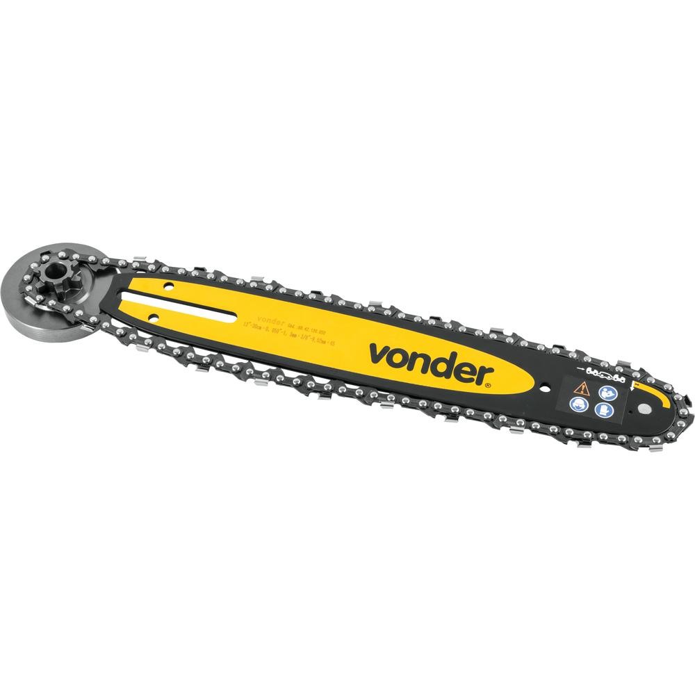 Sabre para Motosserra 12'' 30,5 cm com Corrente (N1C) e Coroa Vonder