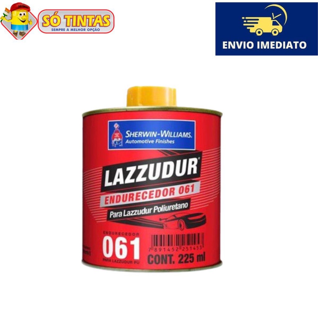 Catalisador Endurecedor 061 para Esmalte PU Lazzuril 225ml Secagem Rápida – Uso Automotivo em Oferta na Shopee