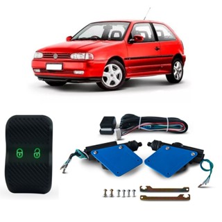 Kit de Trava Elétrica Gol/Parati 2P G2 com botão Original Verde em Oferta na Shopee