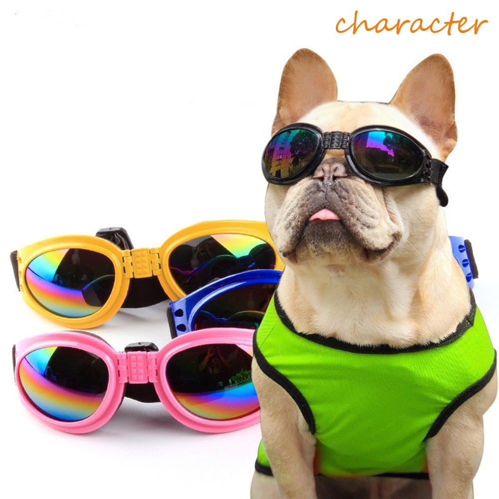 Personagem Óculos De Proteção Para Cães Animais De Estimação À Prova D'água De Vento Médio Grande Cachorro UV em Oferta na Shopee