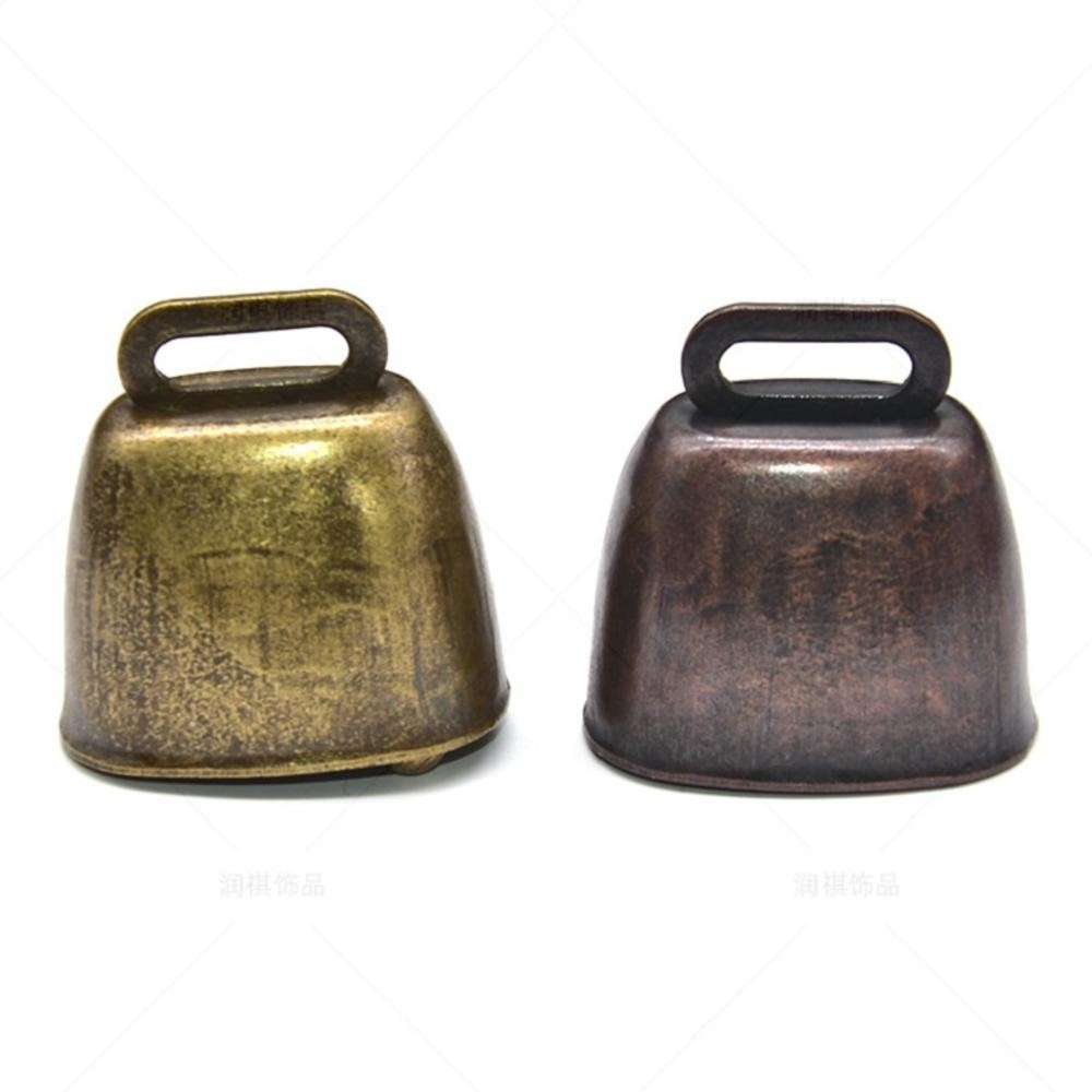 1 Pcs Vaca Cavalo Ovelha Pastando Sinos De Cobre Pequenos Latão Gado Cabra Fazenda Sino De Bronze Alto De Longa Distância Ferro Para Decoração De Natal