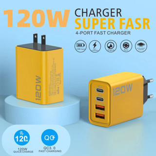 Carregador Rápido 4 Em 1 Adaptador De Energia PD USB TypeC 3.0 em Oferta na Shopee