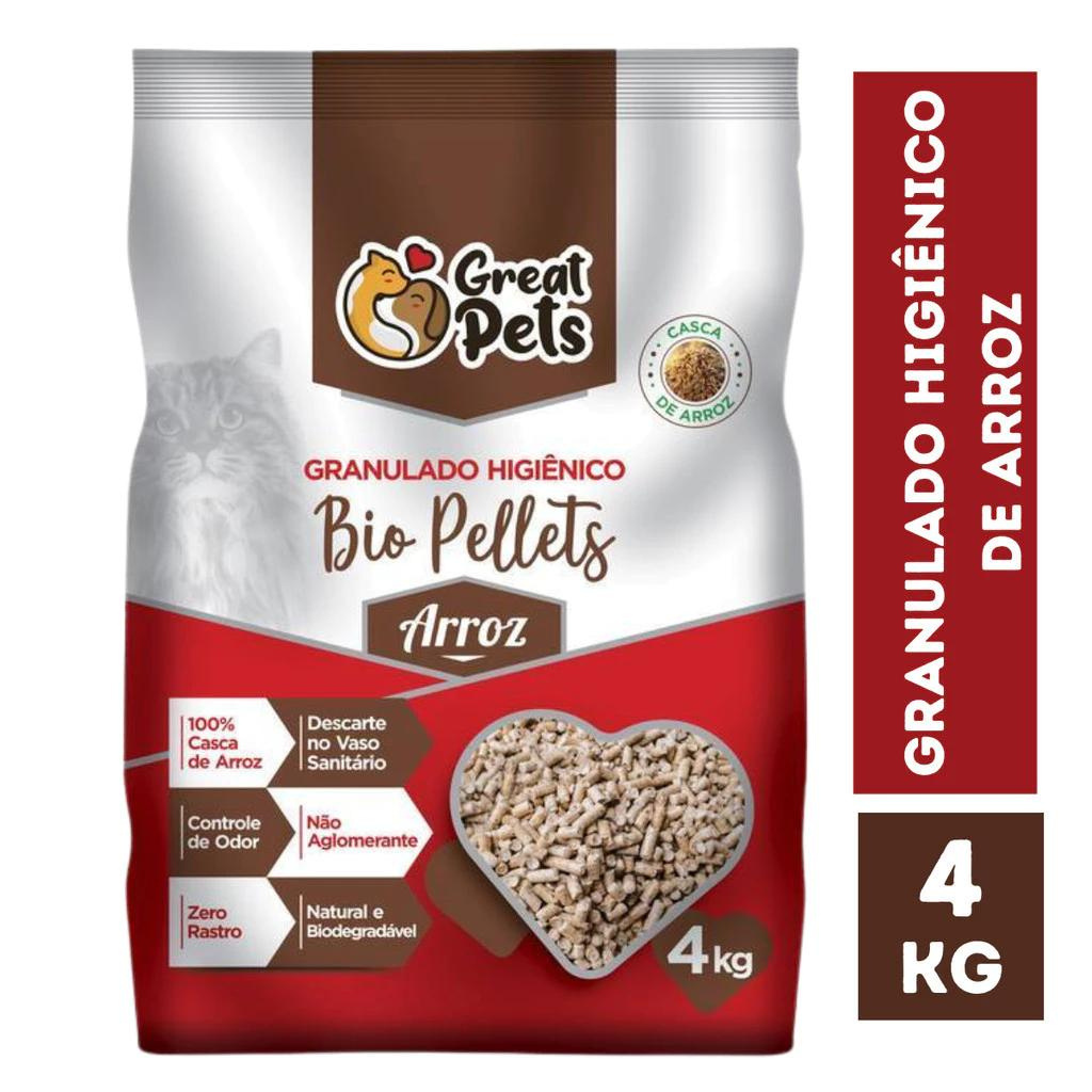 GREAT PETS GRANULADO HIGIÊNICO BIO PELLETS 4KG