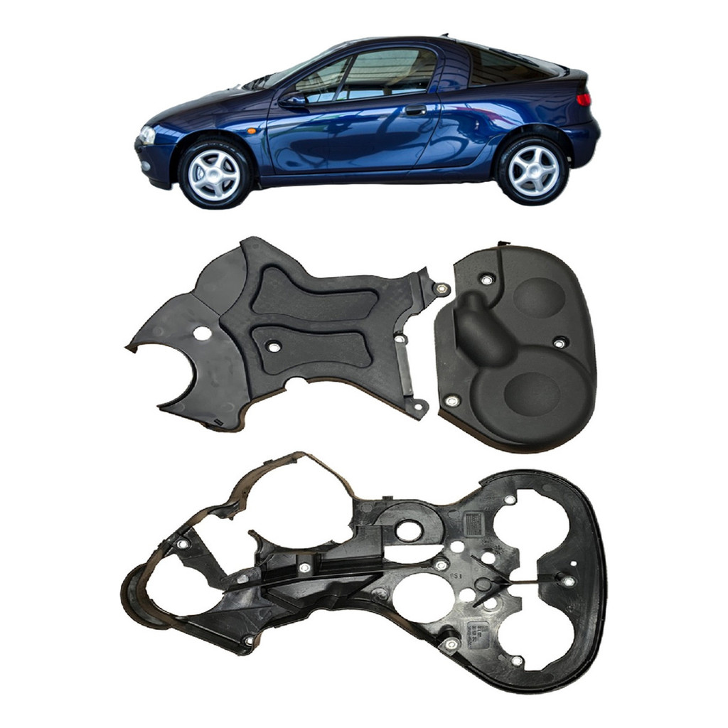 Kit 3 Capas Protecao Correia Gm Tigra Motor 1.01.6 16v Capa