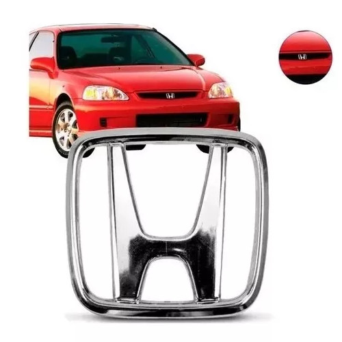 Emblema Grade Radiador Civic 1996 1997 1998 1999 2000
